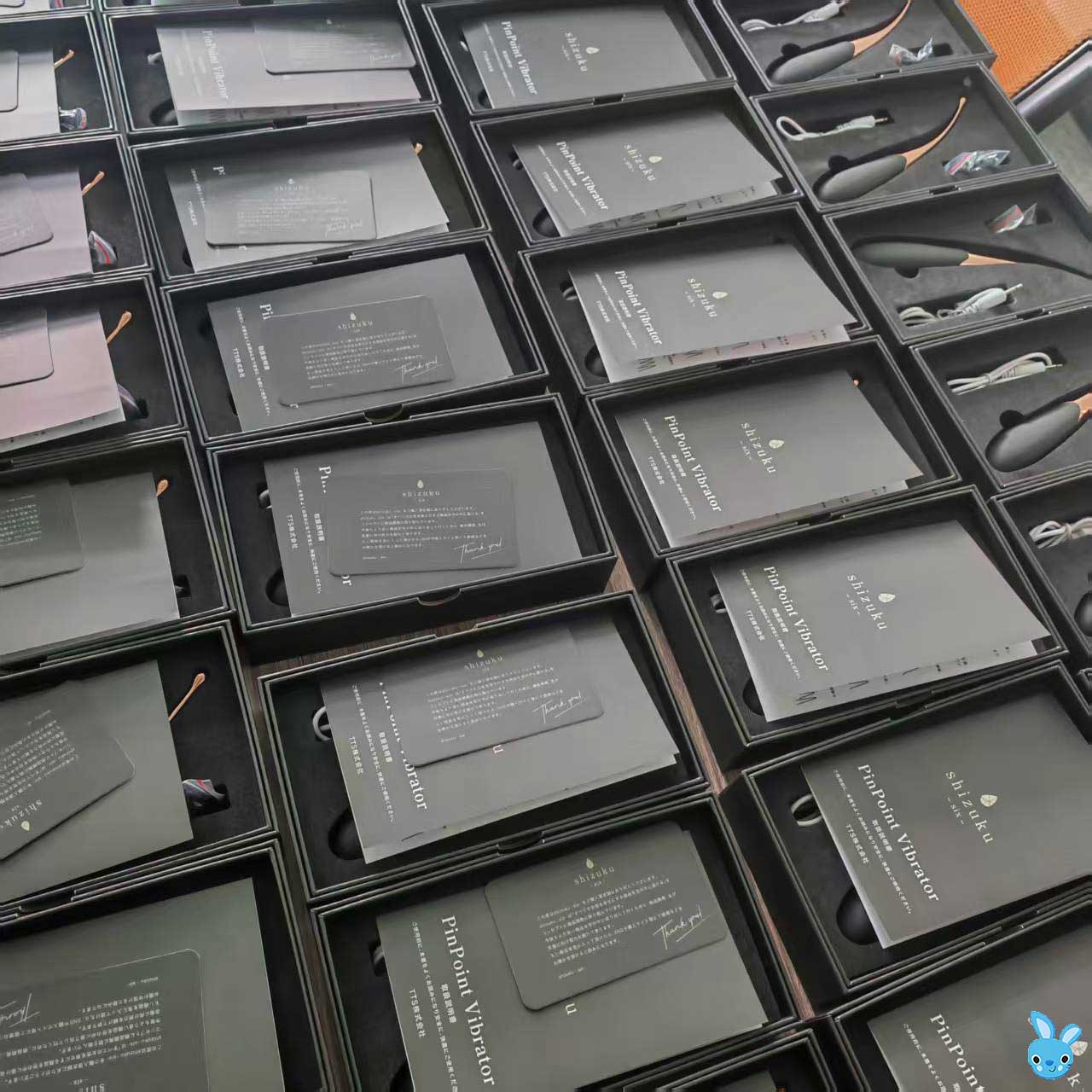 Vibrators packing process in factory