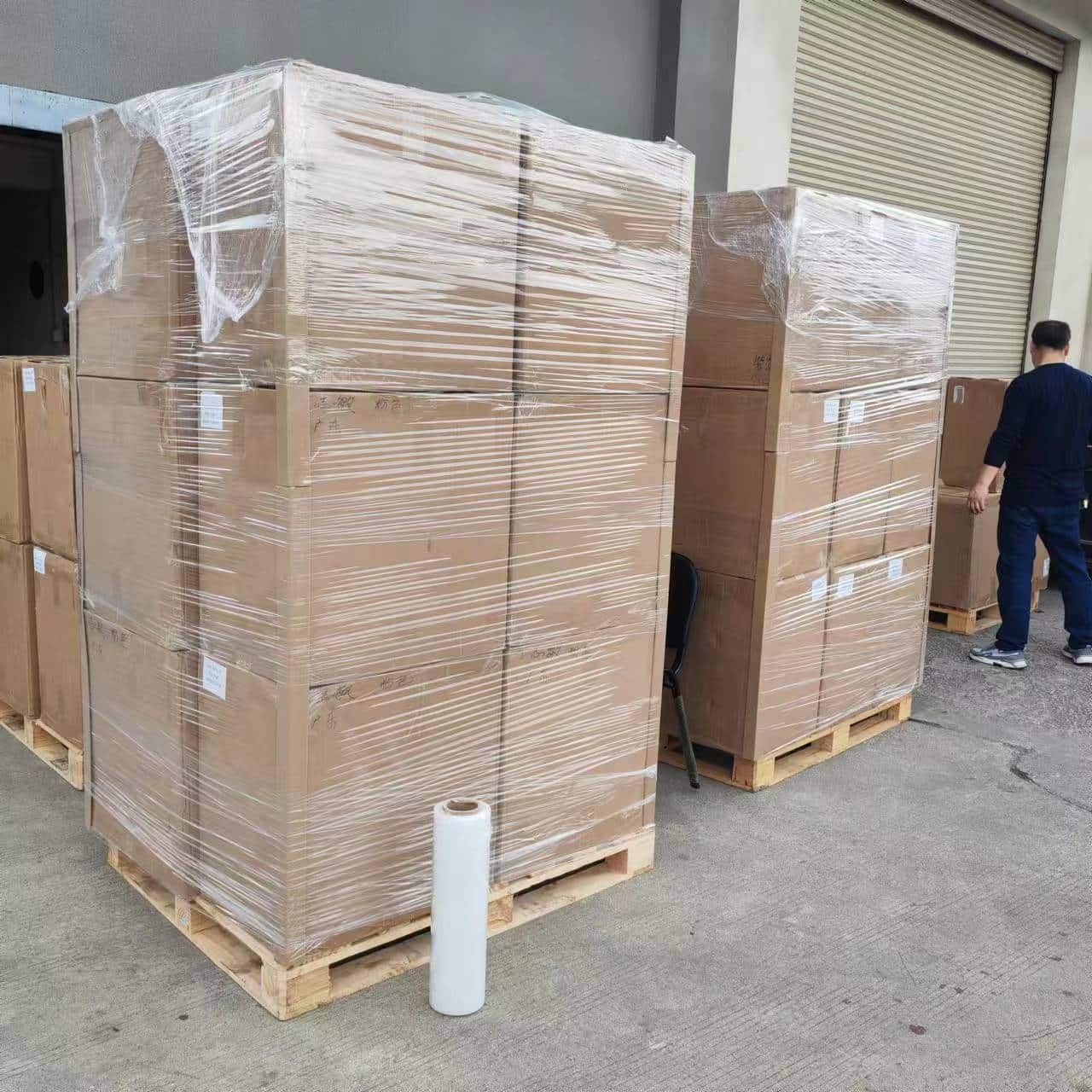 Sex toys packed on pallets