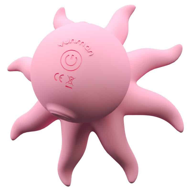 Octopus design nipple vibrator toy