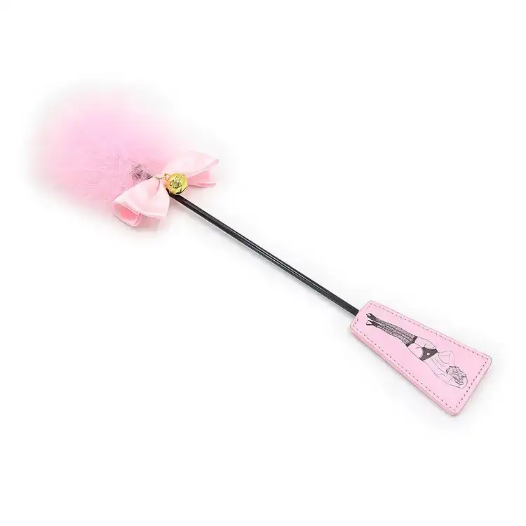Pink feather tickle
