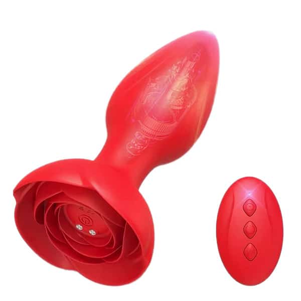 Rose Butt Plug for Female