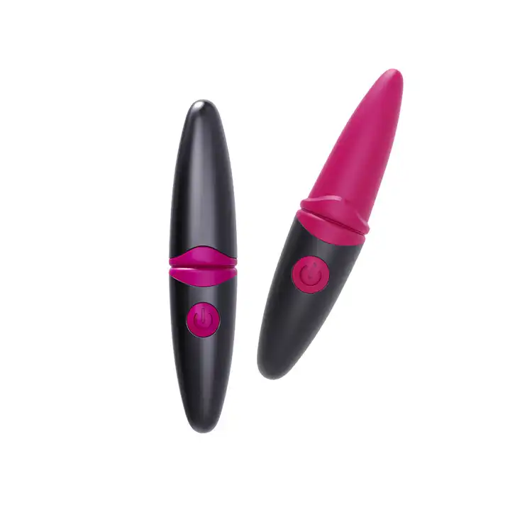 Black shell bullet lipstick vibrator