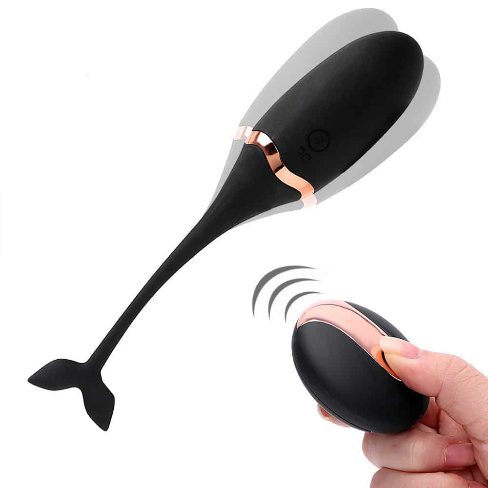 Fish styling wireless vibrating egg