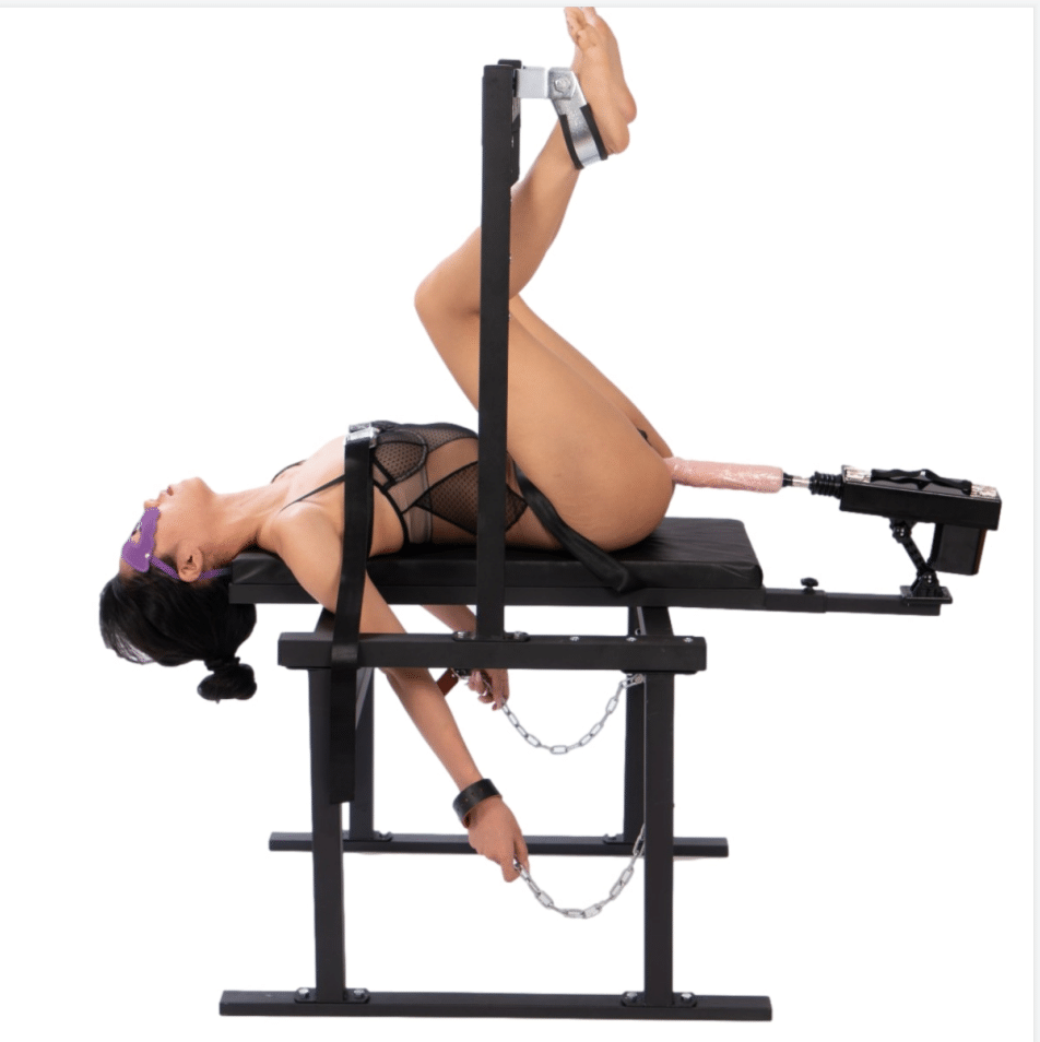 BDSM table with sex machine