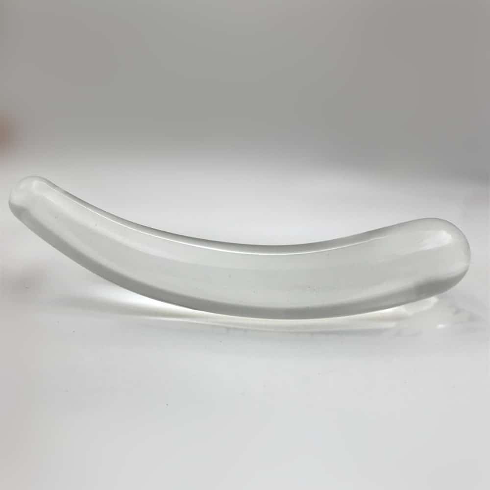 Small glass curved wands dildo