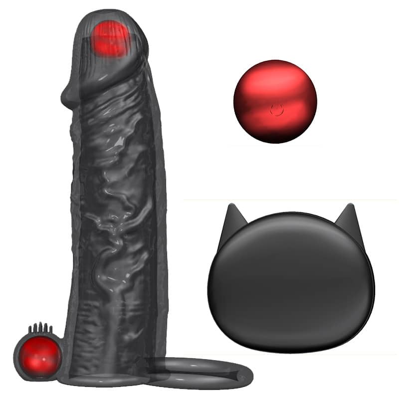 Vibrating condom for couples