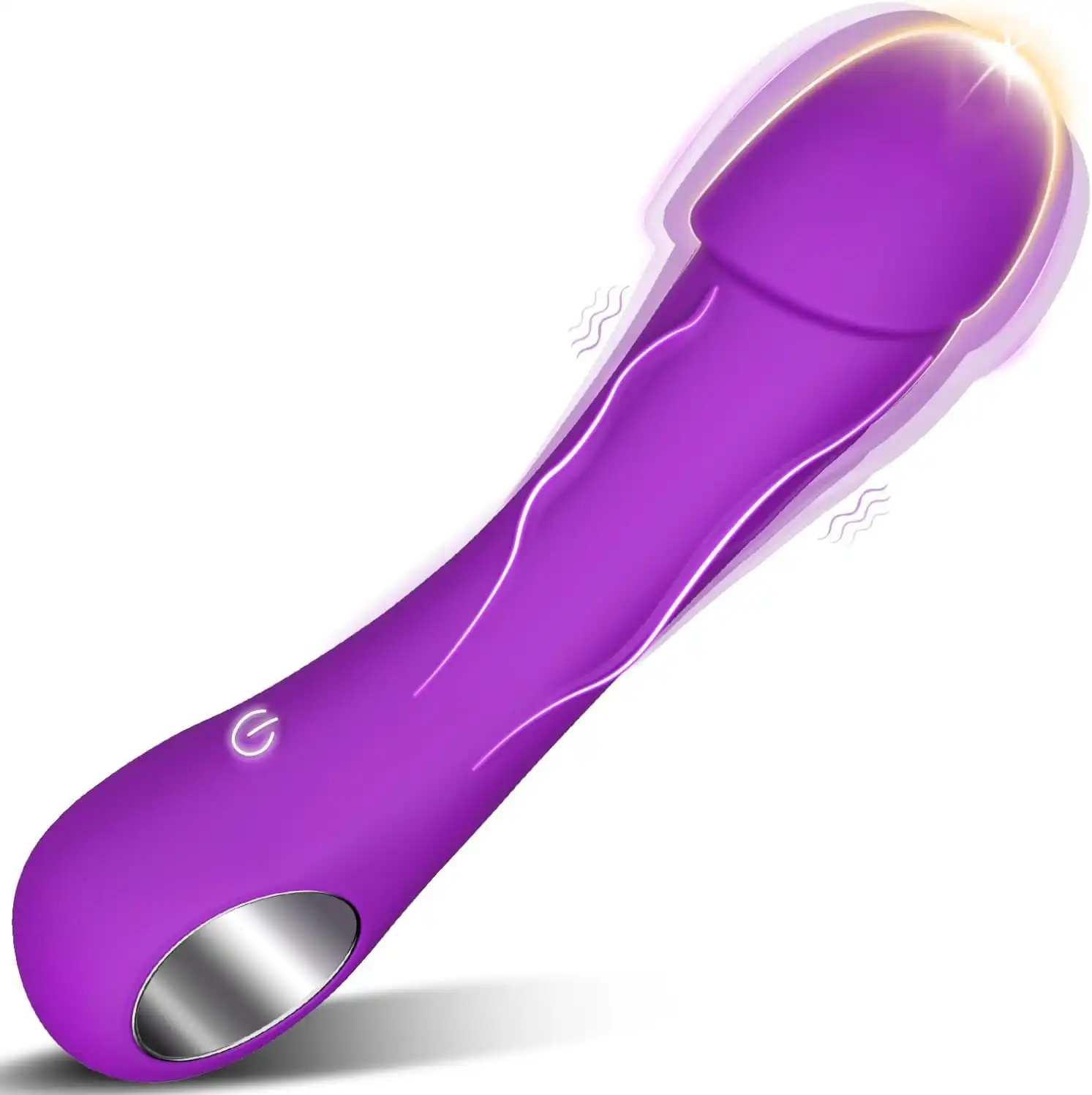 Purple dildo vibrator