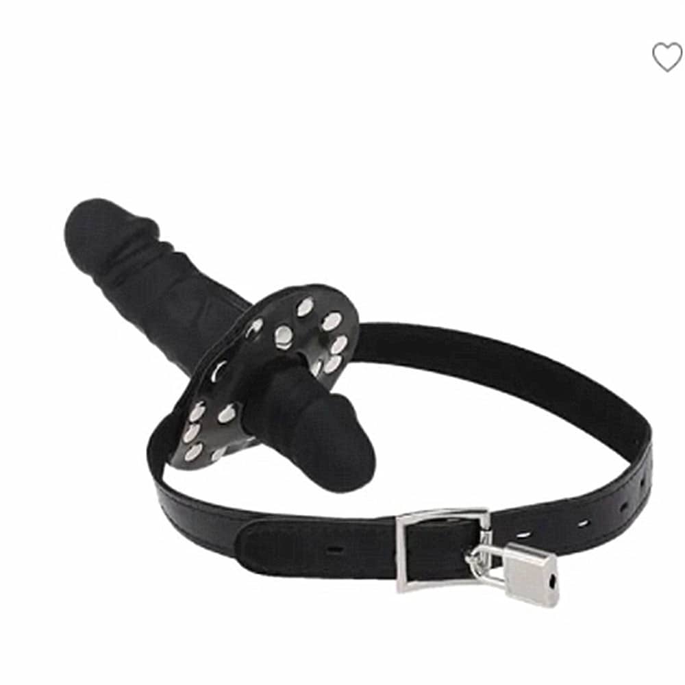 Boutique Leather and Studs Dildo