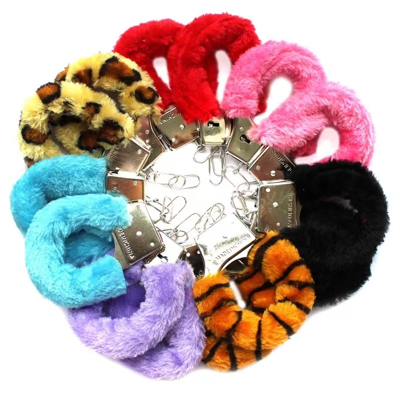 furry wrist cuffs