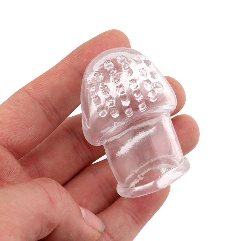 Reducing sensitivity glans cap