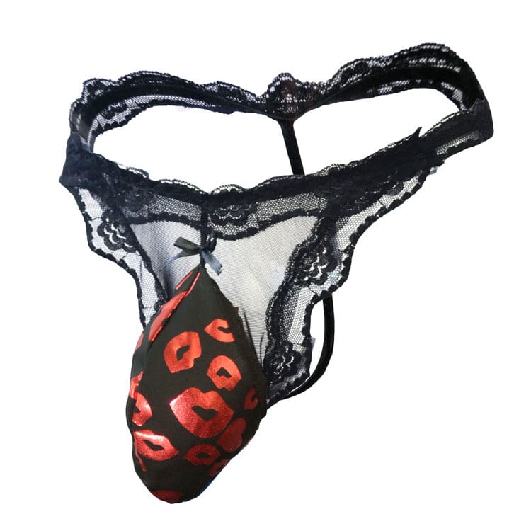 Sheer Lips Thong