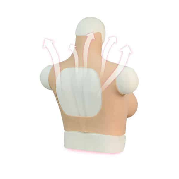 Open-back Silicone MTF Breast HN-LKYR