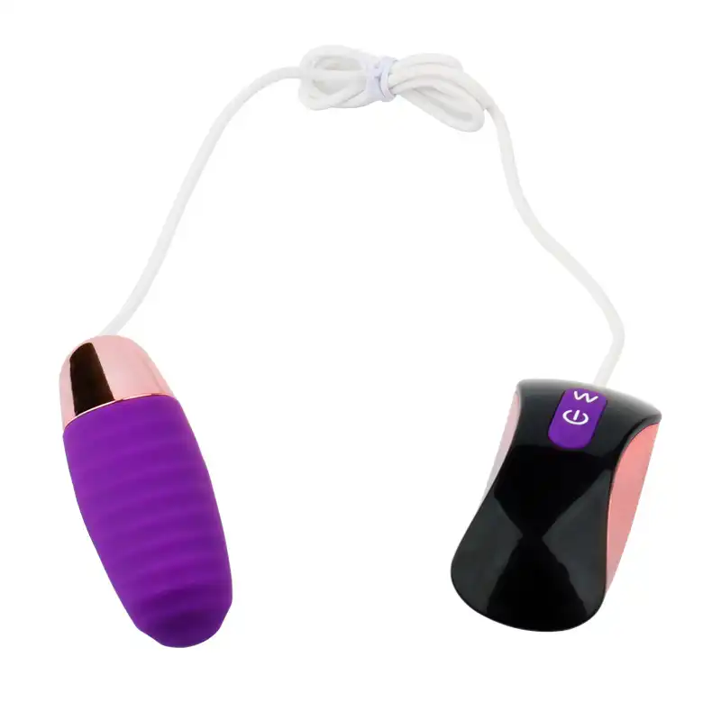Purple wired remote control vibrator