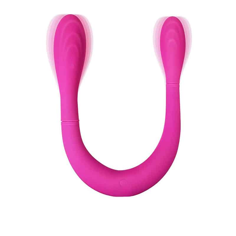 dual vibration head lesbian dildo