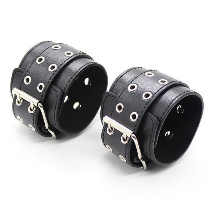 leather ankle cuffs