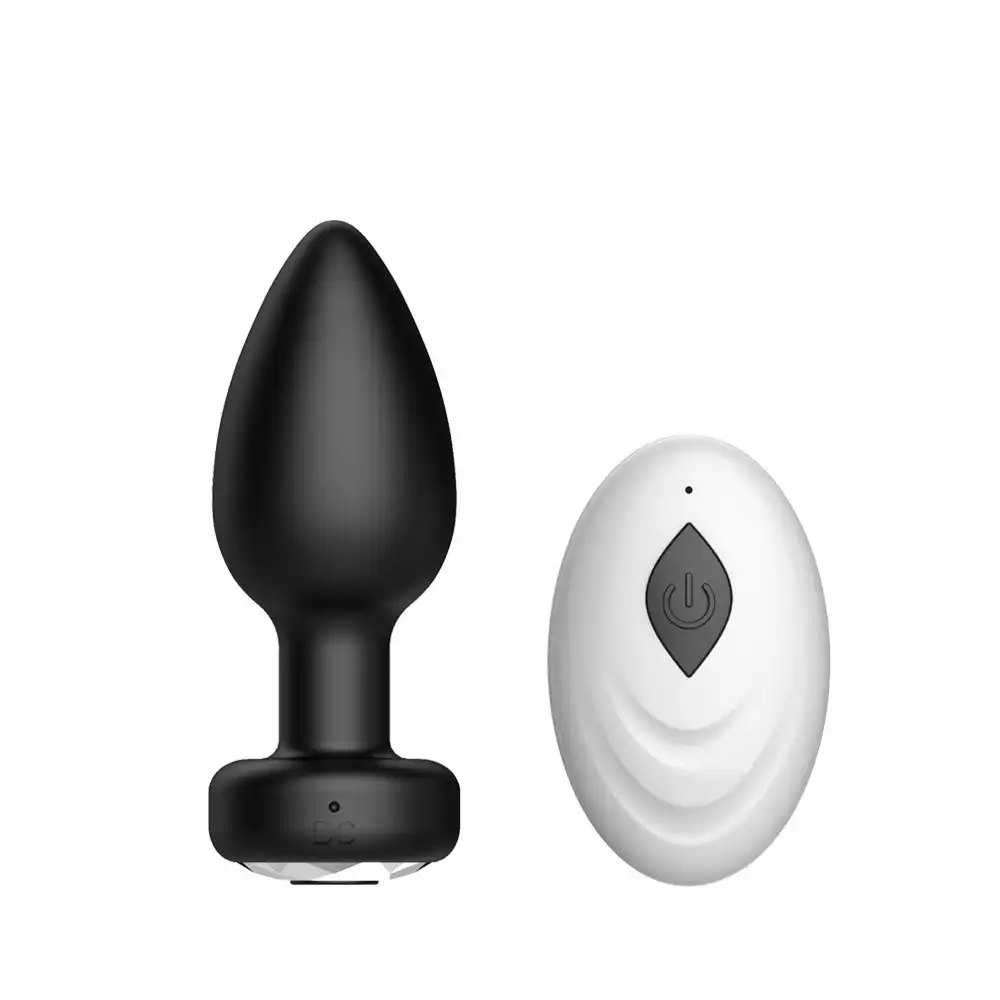 Black thick small anal vibrator
