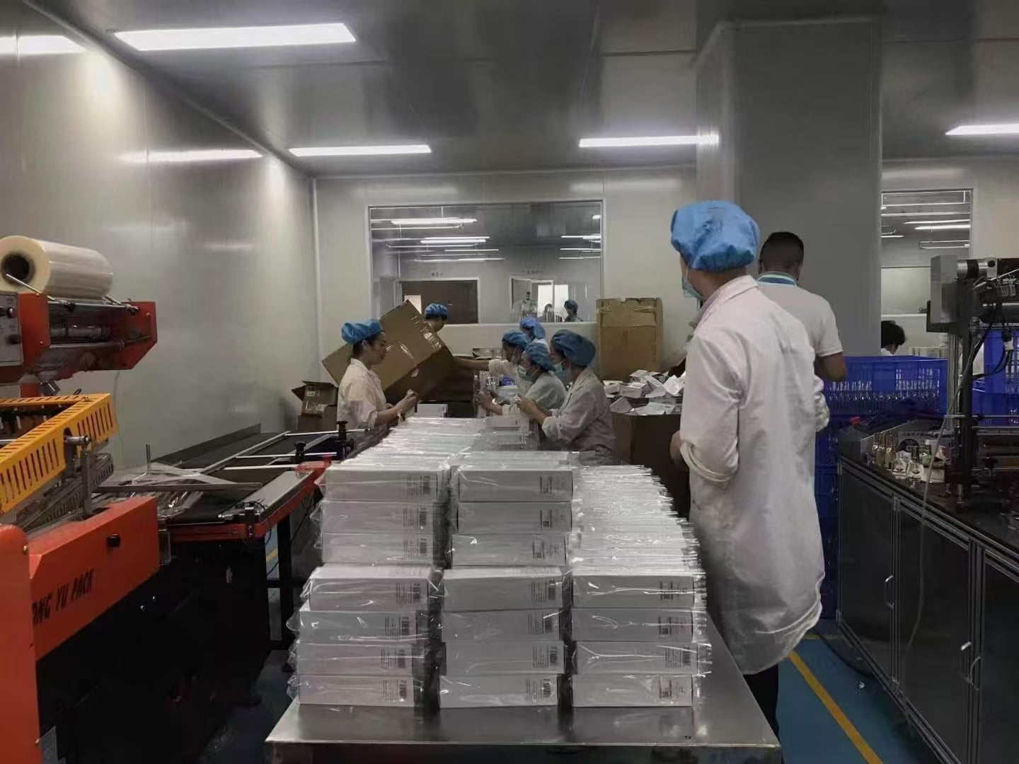 Lubes packing room