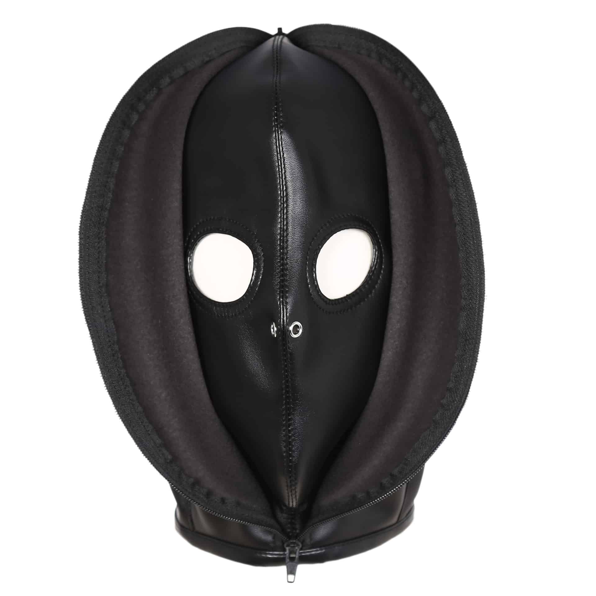 Zip Front Bondage Hood