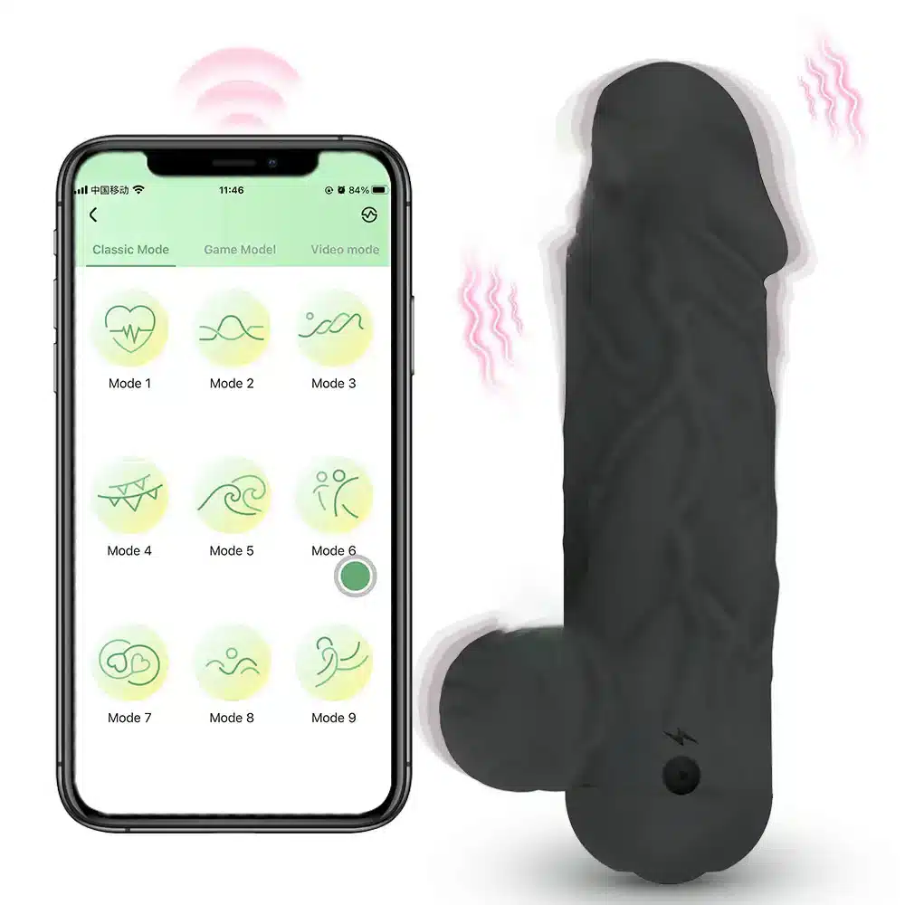 Black small remote vibrator