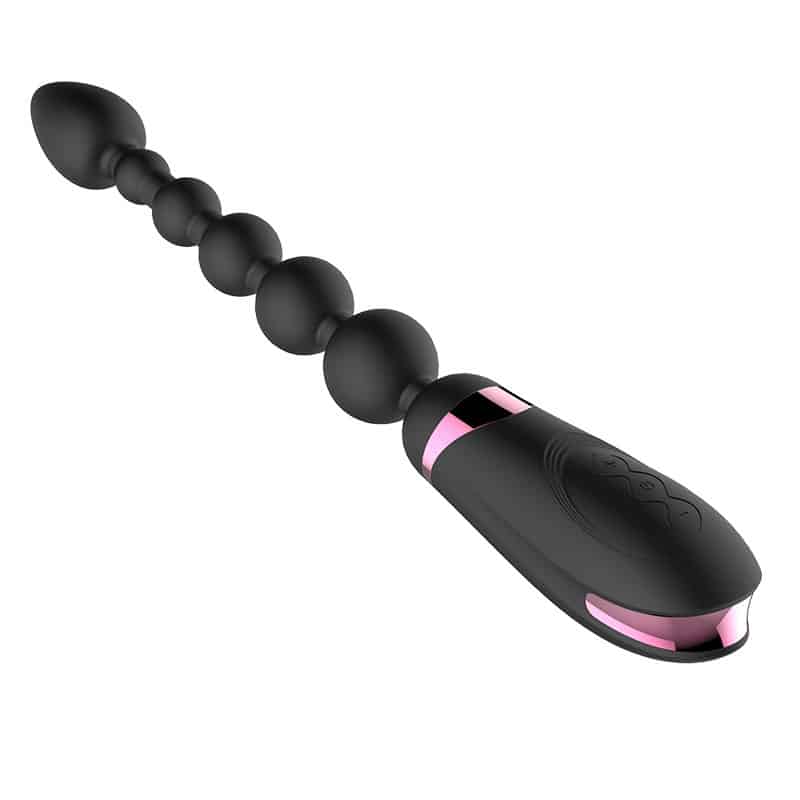 Vibrating anal beads