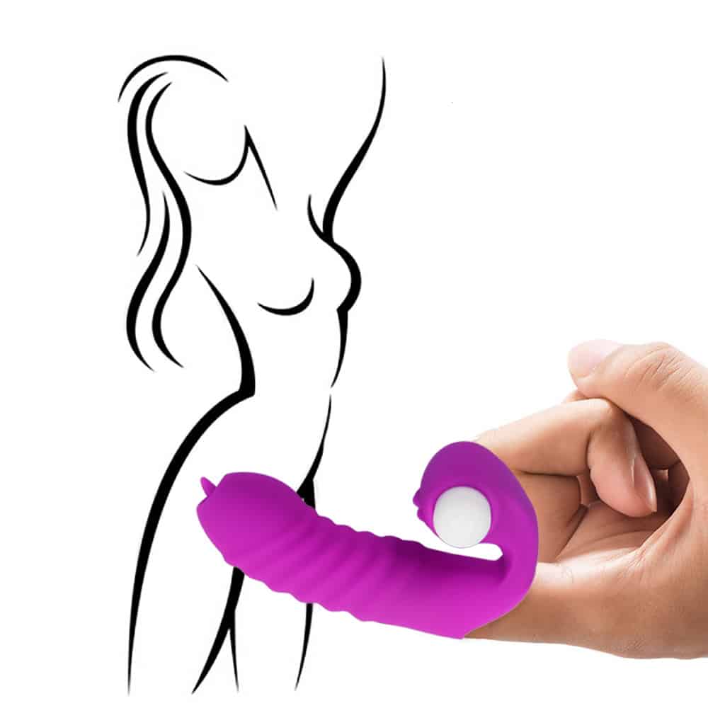 Cheap pirce vibrating finger sleeve