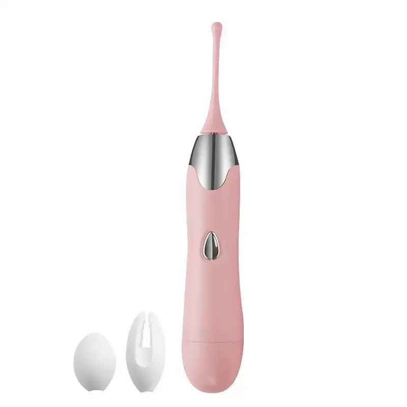 Pink clit vibrator bar with battery
