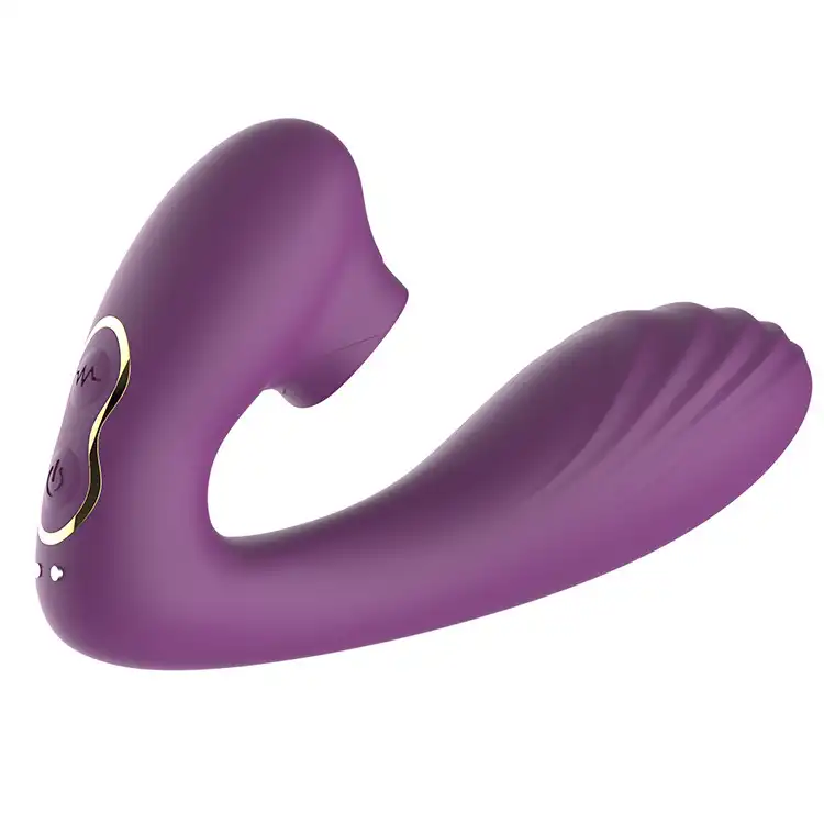 Purple wearable G-spot vibrator