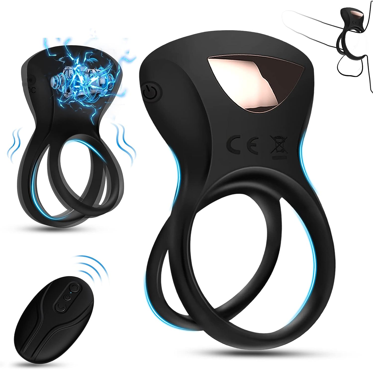 Silicone Cock Ring with Remote